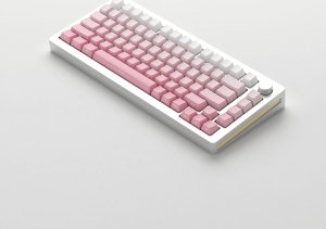 Klawiatura Akko AKKO MonsGeek  M1W SP Pink&White Gaming-Tastatur, Wireless, RGB, V3 Piano Pro Switch - silber, ANSI (US) 7