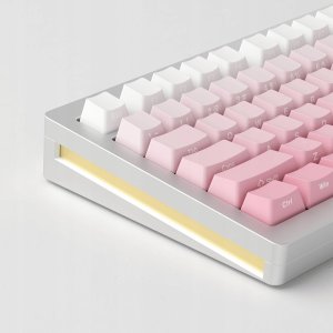 Klawiatura Akko AKKO MonsGeek  M1W SP Pink&White Gaming-Tastatur, Wireless, RGB, V3 Piano Pro Switch - silber, ANSI (US) 8