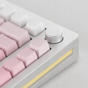 Klawiatura Akko AKKO MonsGeek  M1W SP Pink&White Gaming-Tastatur, Wireless, RGB, V3 Piano Pro Switch - silber, ANSI (US) 9