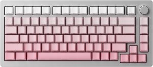 Klawiatura Akko AKKO MonsGeek  M1W SP Pink&White Gaming-Tastatur, Wireless, RGB, V3 Piano Pro Switch - silber, ANSI (US) 10