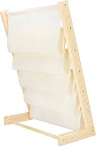 Springos Regał na książki dla dzieci, 80 cm organizer 5 półek, drewniany UNIWERSALNY 3