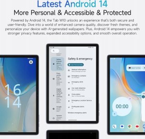 Tablet UleFone W10 10.1" 128 GB Srebrny (UF-TABW10) 3