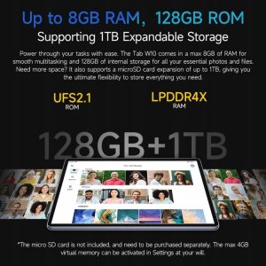 Tablet UleFone W10 10.1" 128 GB Srebrny (UF-TABW10) 4