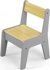 Milly Mally Milly Mally Zestaw mebli Olaf Blocks - Stolik i dwa krzesełka Dark Grey 7