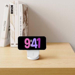 Ładowarka Belkin Ładowarka indukcyjna składana MagsSafe Qi2 15W biała z zasilaczem 20W 11