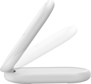 Ładowarka Belkin Ładowarka indukcyjna składana MagsSafe Qi2 15W biała z zasilaczem 20W 15
