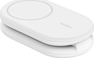 Ładowarka Belkin Ładowarka indukcyjna składana MagsSafe Qi2 15W biała z zasilaczem 20W 6