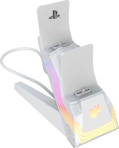 PDP Stacja ładująca do padów DualSense Afterglow Wave biała (052-022-WH) 12