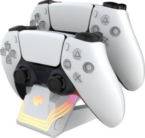 PDP Stacja ładująca do padów DualSense Afterglow Wave biała (052-022-WH) 4