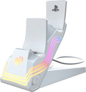 PDP Stacja ładująca do padów DualSense Afterglow Wave biała (052-022-WH) 9