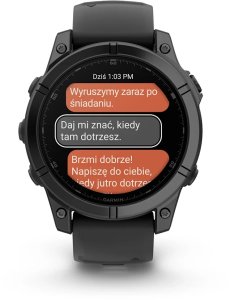 Zegarek sportowy Garmin Fenix E Czarny (010-03025-01) 9