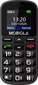 Telefon stacjonarny Vega TELEFON GSM MOBIOLA  MB200 2G TELEFON DLA SENIORA CZARNY> 1