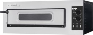 Royal Catering Piec do pizzy 1-komorowy na 1 pizzę śr. 45 cm BASIC 1/50 VETRO 4000 W Piec do pizzy 1-komorowy na 1 pizzę śr. 45 cm BASIC 1/50 VETRO 4000 W 1