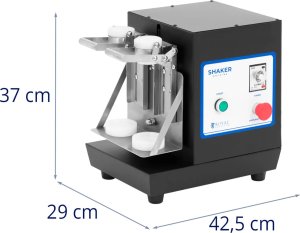Royal Catering Koktajler shaker mikser barowy podwójny 2 x 0.75 l 240 obr./min - czarny Koktajler shaker mikser barowy podwójny 2 x 0.75 l 240 obr./min - czarny 6
