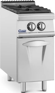 Royal Catering Kuchenka gazowa 2 palnikowa z szafką propan / LPG / gaz ziemny 7.2 kW Kuchenka gazowa 2 palnikowa z szafką propan / LPG / gaz ziemny 7.2 kW 2