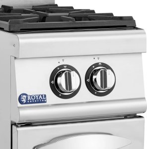 Royal Catering Kuchenka gazowa 2 palnikowa z szafką propan / LPG / gaz ziemny 7.2 kW Kuchenka gazowa 2 palnikowa z szafką propan / LPG / gaz ziemny 7.2 kW 4