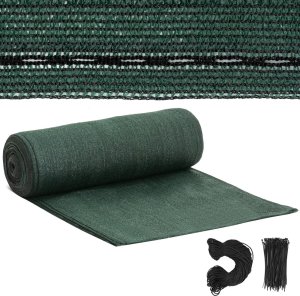 Wiesenfield Siatka cieniująca maskująca do ogrodzenia HDPE 50 x 1.8 m 150 g/m2 - zestaw Siatka cieniująca maskująca do ogrodzenia HDPE 50 x 1.8 m 150 g/m2 - zestaw 1