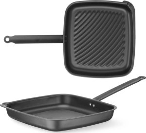 Patelnia Hendi Patelnia do grillowania kwadratowa 480 x 282 x 80 mm Patelnia do grillowania kwadratowa 480 x 282 x 80 mm 1