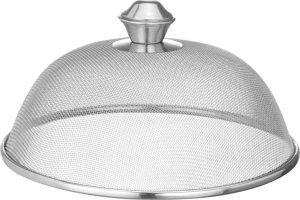 Hendi Pokrywa kopuła siatkowa do żywności stalowa śr. 255 x 135 mm Pokrywa kopuła siatkowa do żywności stalowa śr. 255 x 135 mm 1