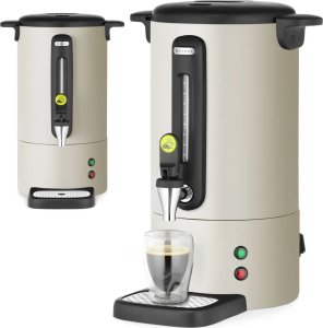Hendi Zaparzacz do kawy z kranem ociekaczem 7 l 1050 W - jasnoszary Zaparzacz do kawy z kranem ociekaczem 7 l 1050 W - jasnoszary 1