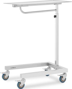 Steinberg Stolik wózek instrumentalny asystor zabiegowy regulowany STAL 60 x 40 cm Stolik wózek instrumentalny asystor zabiegowy regulowany STAL 60 x 40 cm 2