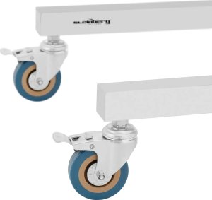 Steinberg Stolik wózek instrumentalny asystor zabiegowy regulowany STAL 60 x 40 cm Stolik wózek instrumentalny asystor zabiegowy regulowany STAL 60 x 40 cm 3