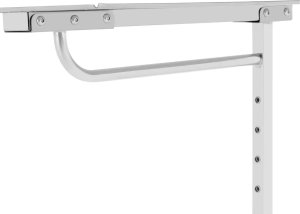 Steinberg Stolik wózek instrumentalny asystor zabiegowy regulowany STAL 60 x 40 cm Stolik wózek instrumentalny asystor zabiegowy regulowany STAL 60 x 40 cm 4