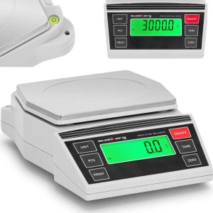 Steinberg Waga laboratoryjna jubilerska precyzyjna LCD 2-3000g / 0.1 g Waga laboratoryjna jubilerska precyzyjna LCD 2-3000g / 0.1 g 1