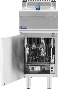 Royal Catering Frytownica gazowa z szafką propan / LPG / gaz ziemny 28 l 15 kW Frytownica gazowa z szafką propan / LPG / gaz ziemny 28 l 15 kW 7
