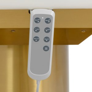 Physa Fotel kosmetyczny SPA podgrzewany 3 silniki 200 kg VARESE - biało złoty Fotel kosmetyczny SPA podgrzewany 3 silniki 200 kg VARESE - biało złoty 3