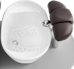 Physa Fotel podologiczny kosmetyczny do pedicure z brodzikiem elektryczny BOGOTA - brązowy Fotel podologiczny kosmetyczny do pedicure z brodzikiem elektryczny BOGOTA - brązowy (10040858) 4