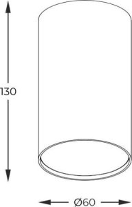 Zumaline Oprawa natynkowa spot OAK 3100103 Zuma Line 3