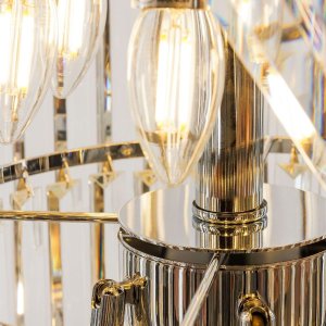 Lampa wisząca Maytoni Żyrandol LUXE 18006-69-CHR Zuma Premium 4