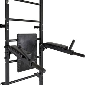 Gamma Drabinka gimnastyczna Gamma Workout Grand z drążkiem i poręczami biała 4
