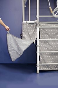 Indigo Drabinka gimnastyczna z domkiem Indigo Pastel turkusowa 3