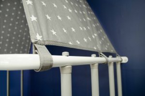 Indigo Drabinka gimnastyczna z domkiem Indigo Pastel biała 3