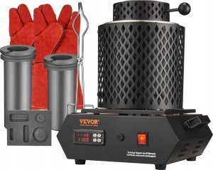 Vevor Piec do Topienia Złota i Metali Szlachetnych 1350 W 3 lub 1 kg 1