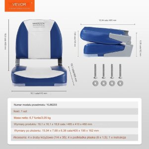 Vevor Składane Krzesło do Łodzi 2