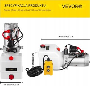 Vevor Jednokierunkowa Pompa Hydrauliczna 4 L 3