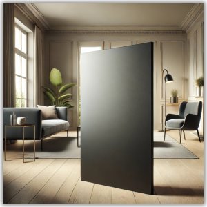 Stiv-Meble KOMODA Z SZUFLADAMI CZARNA DĄB WOTAN 60CM POJEMNA SZAFKA RTV 4SZUFLADY LOFT 14