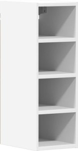 vidaXL Szafka wisząca, biała, 20x29,5x60 cm, materiał drewnopochodny 2