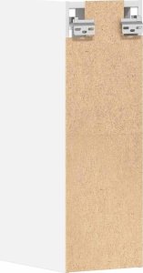 vidaXL Szafka wisząca, biała, 20x29,5x60 cm, materiał drewnopochodny 6