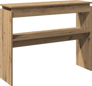 vidaXL vidaXL Stolik konsolowy, dąb artisan, 102x30x80 cm 2