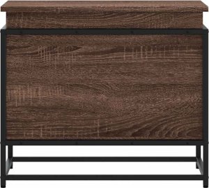 vidaXL vidaXL Skrzynia z pokrywą, brązowy dąb, 60x40x51,5 cm 4
