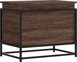 vidaXL vidaXL Skrzynia z pokrywą, brązowy dąb, 60x40x51,5 cm 6