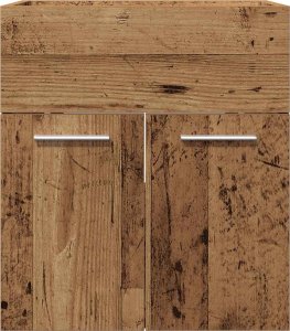vidaXL vidaXL Szafka pod umywalkę, stare drewno, 41x38,5x46 cm 4