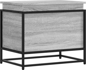 vidaXL Skrzynia z pokrywą, szary dąb sonoma, 60x40x51,5 cm 6