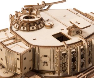 Little-Story Little Story Drewniane Puzzle Model 3D - Czołg Tiger M1 5