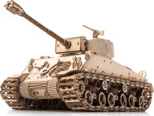 Little-Story Little Story Drewniane Puzzle Model 3D - M4A3E8 Sherman 2