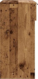 vidaXL Stolik konsolowy, stare drewno, 90x36x75 cm 5